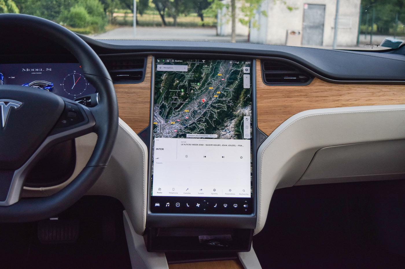 Tesla Model S ecran