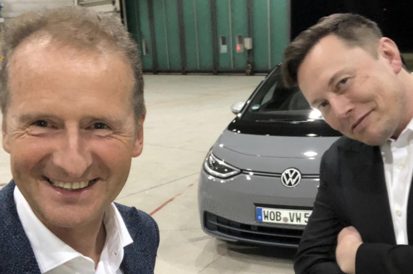 Herbert Diess Volkswagen Elon Musk Tesla