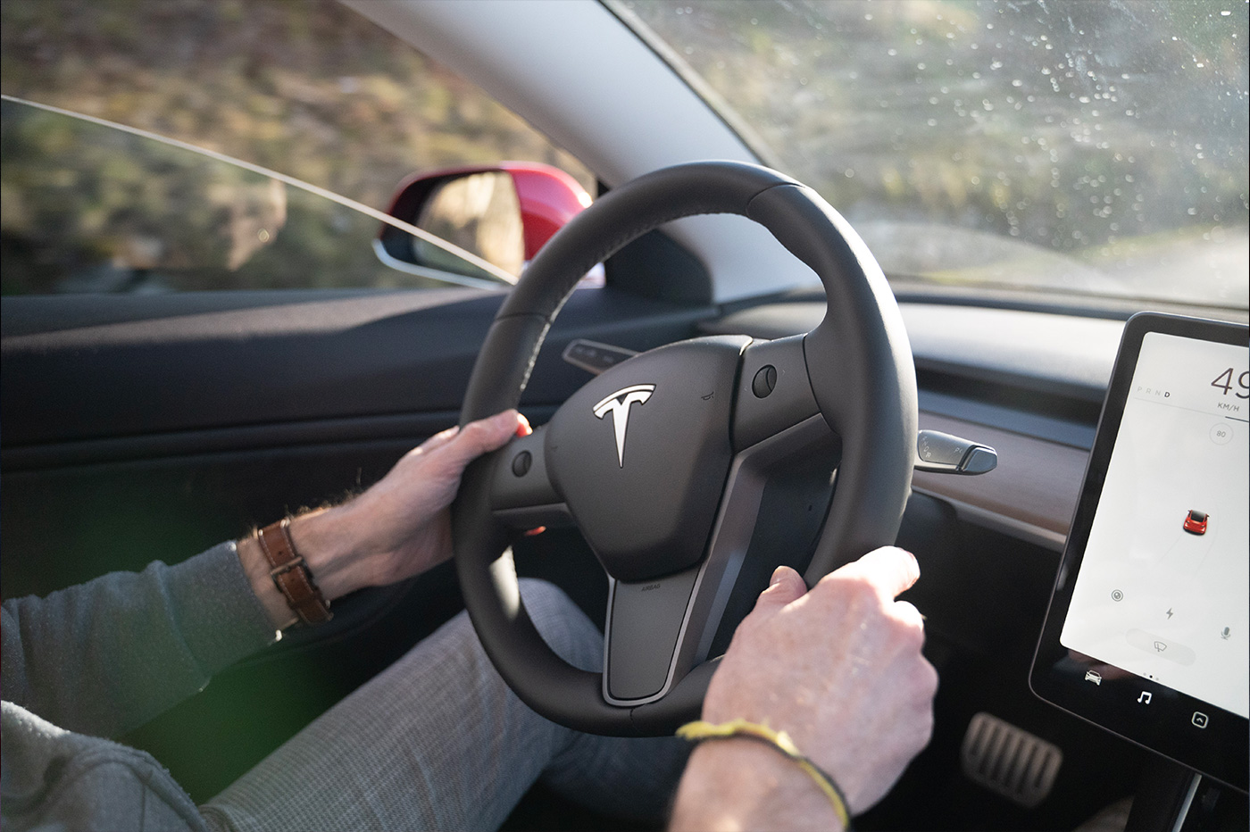 Tesla intérieur