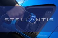 Stellantis logo voiture électrique