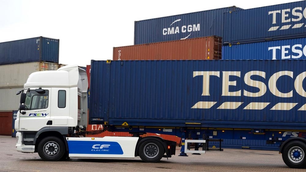 camions électriques Tesco
