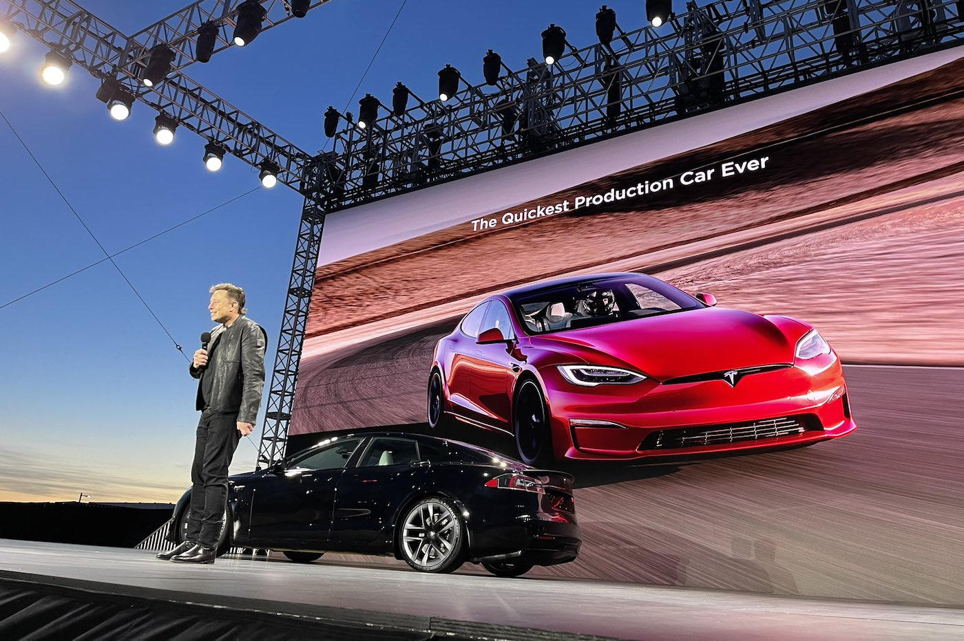 Tesla Model S Plaid Evenement