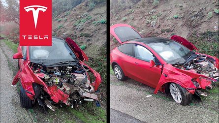 Tesla Model Y Hydroplaning Crash: Do You Believe In Miracles? – Evearly ...