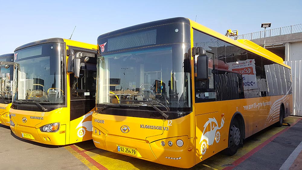 autobus électriques Israël