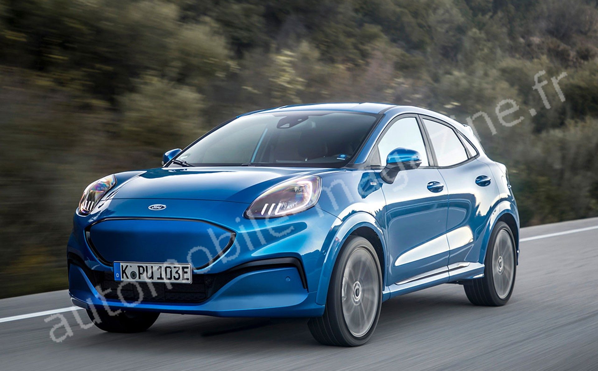 Première image du petit SUV Ford Puma 100 électrique evearly news