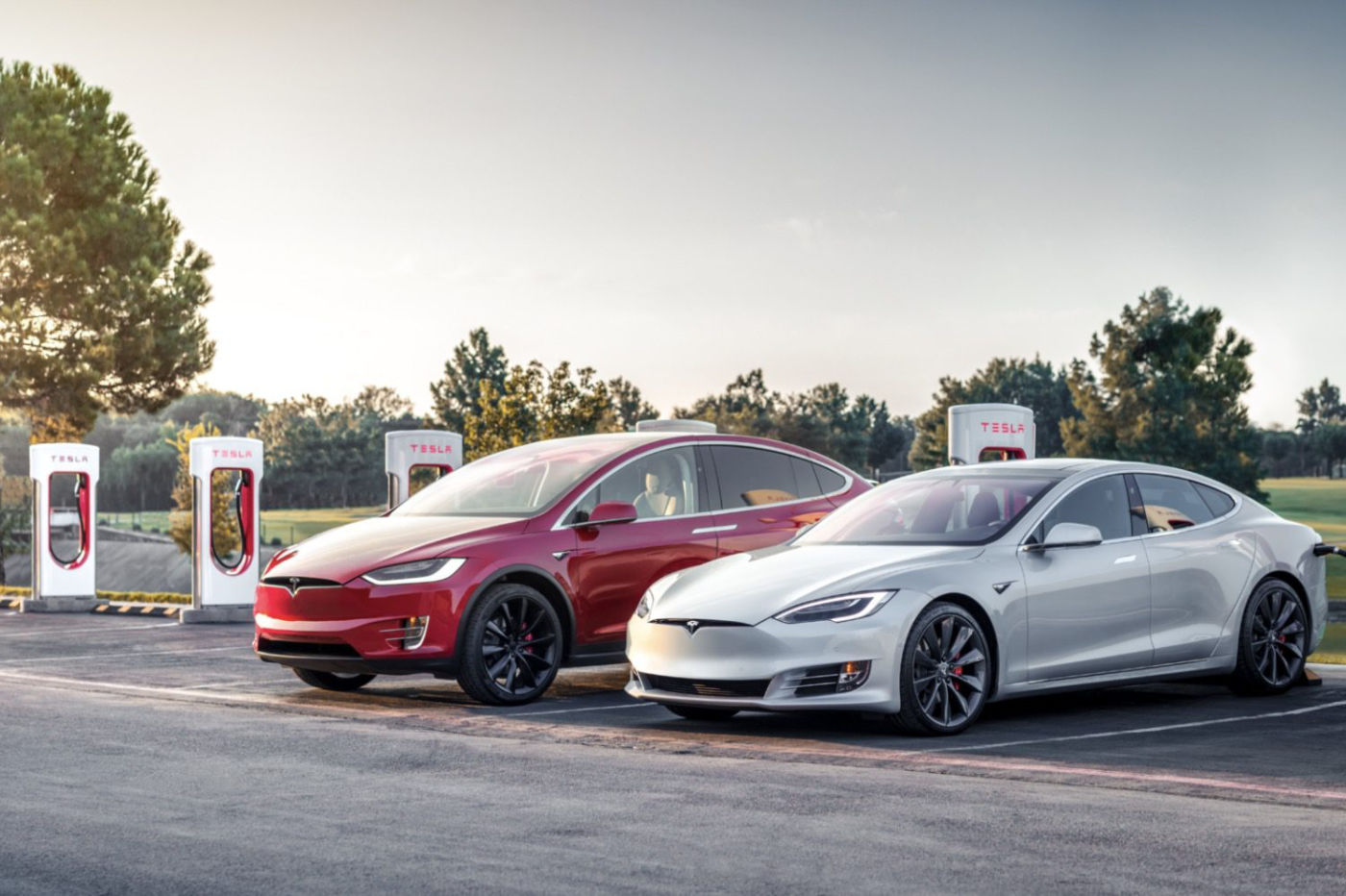 Station de Superchargers Tesla