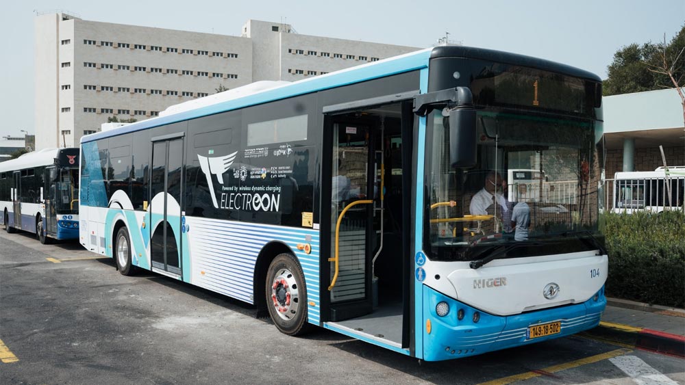 Autobus électrique en Israël