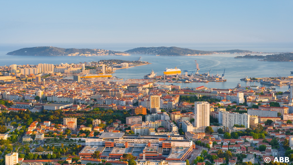 ABB Toulon électrification quai