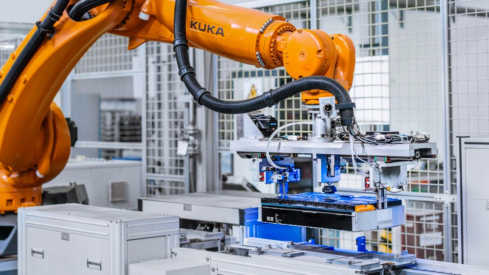 Fabrication de batteries chez BMW Brilliance Automotive