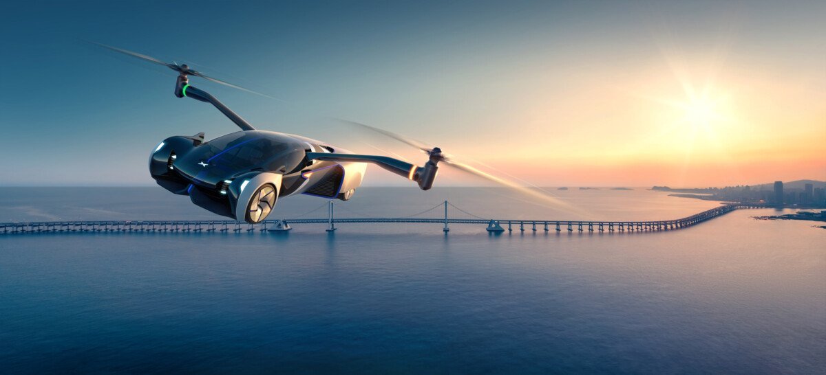 Concept de voiture volante XPeng