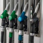 Une pompe à carburants