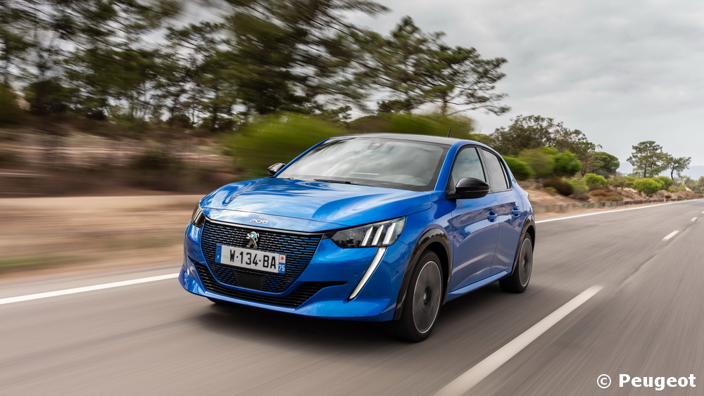 Immatriculations VE Peugeot e-208
