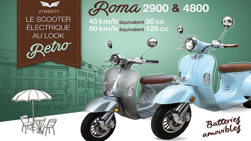 2Twenty scooter électrique