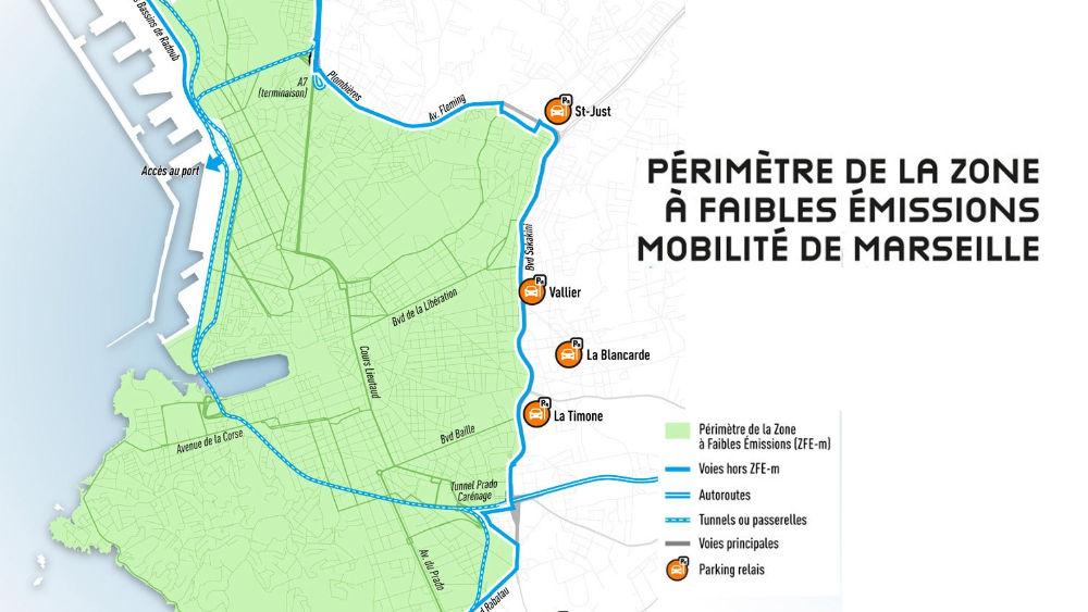 Zone à Faibles Emissions mobilité Marseille