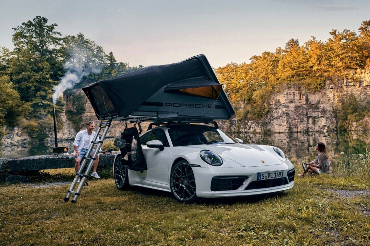 Tente de toit Porsche
