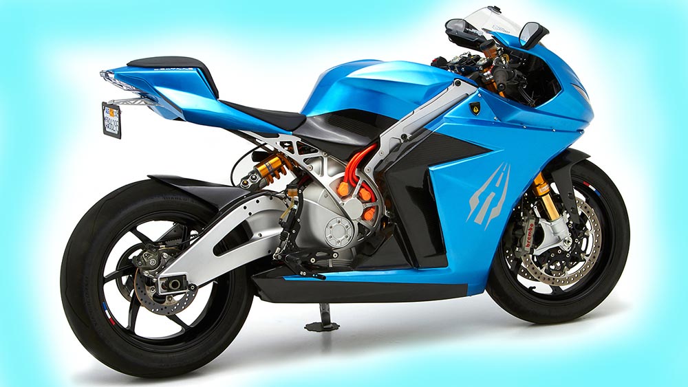 Moto électrique Strike Carbon de Lightning Motorcycles