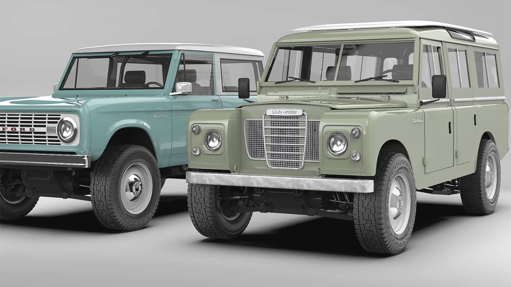 Ford Bronco et Land Rover transformés par Zero Labs