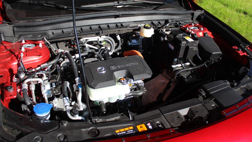 Sous le capot d'une Mazda MX-30