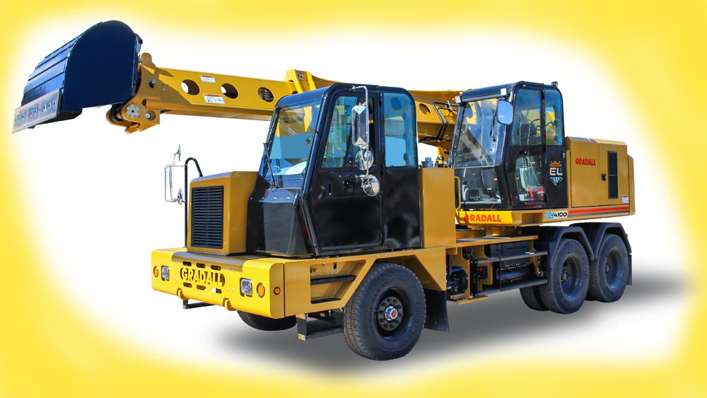 Camion grue électrique Gradall