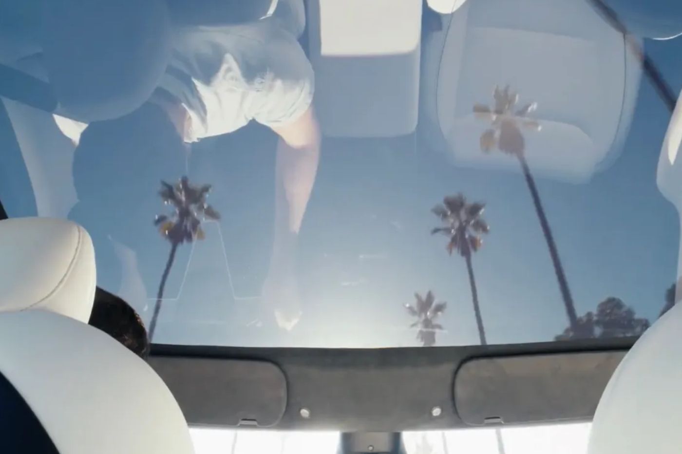 tesla glass roof