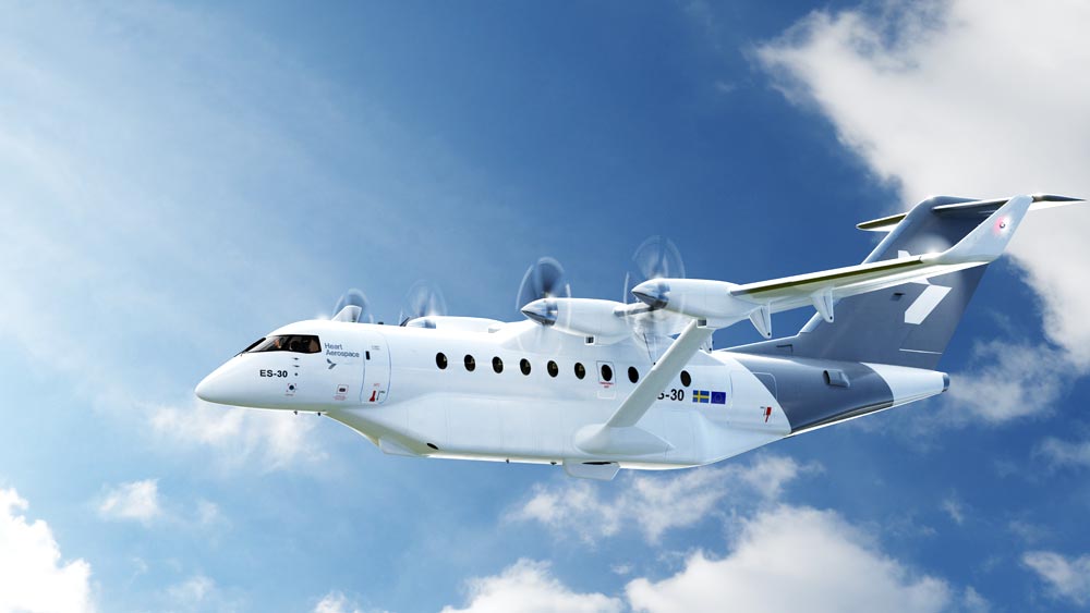 Avion électrique ES-30 de Heart Aerospace