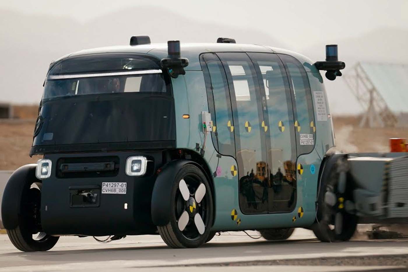 crash test voiture autonome zoox