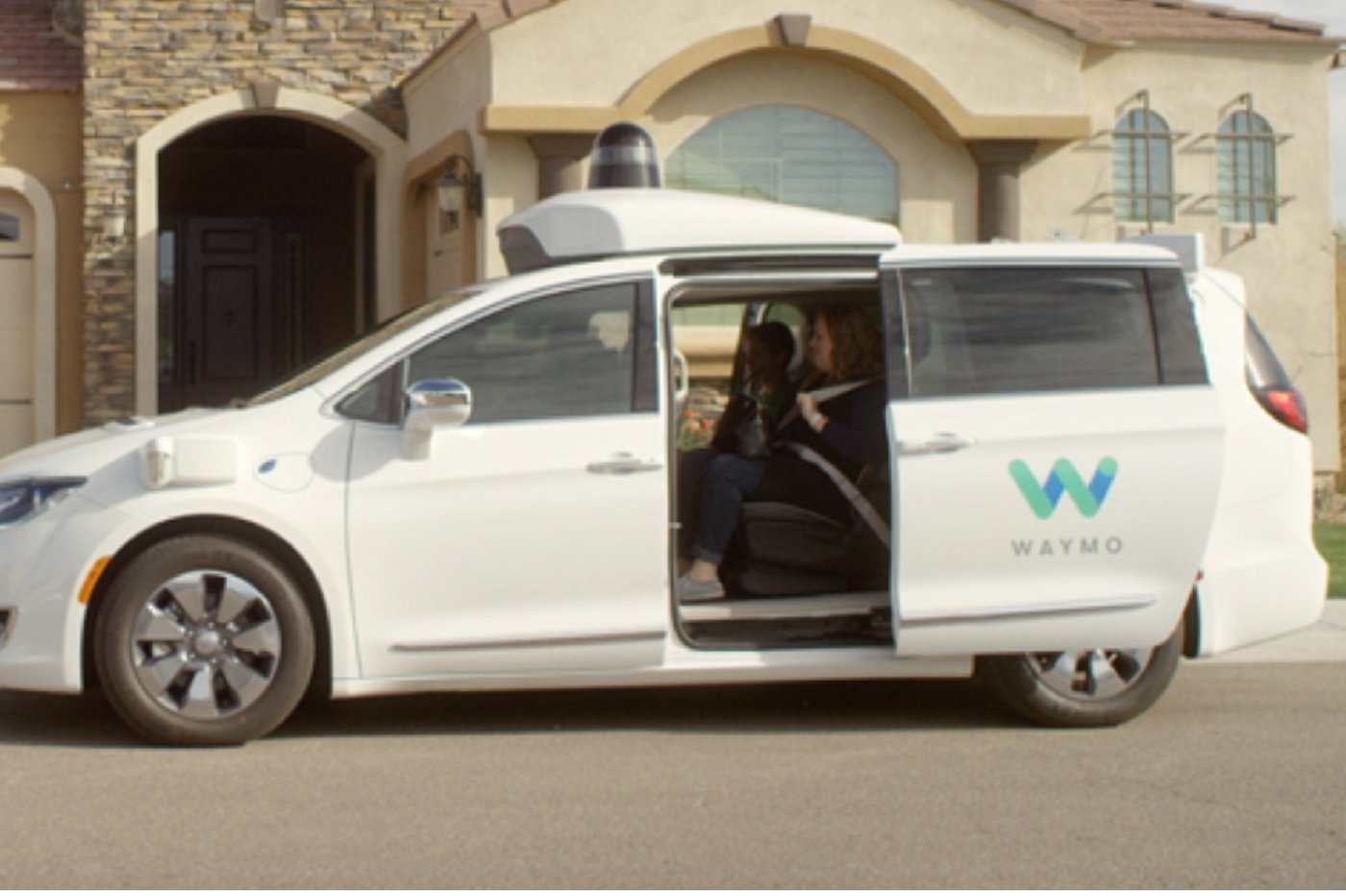 Une fourgonette Waymo