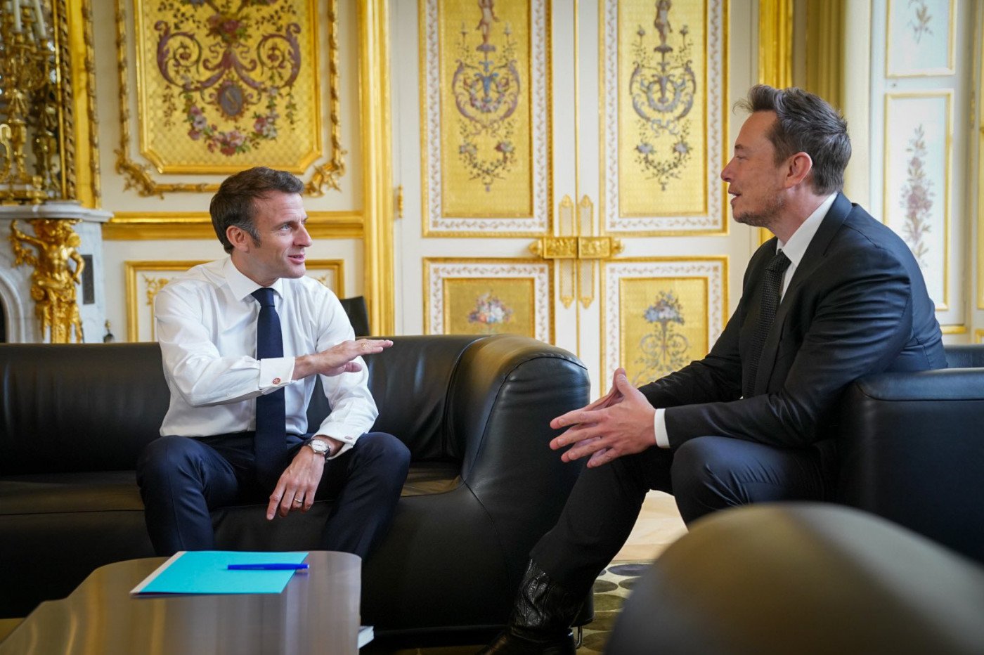 musk macron tesla france