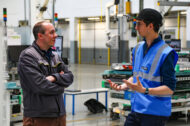 Thomas à l'usine Renault de Douai
