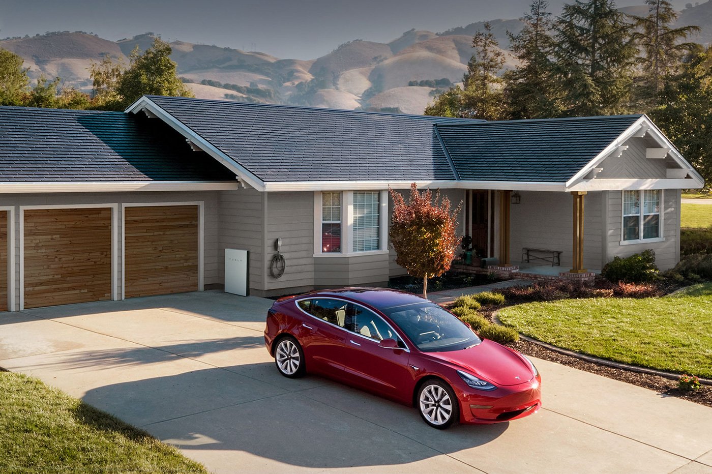 Tesla panneaux solaires