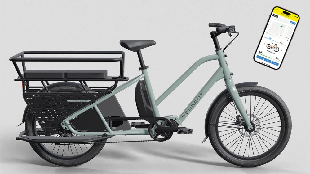 Vélo électrique connecté de Peugeot Cycles et Beweel