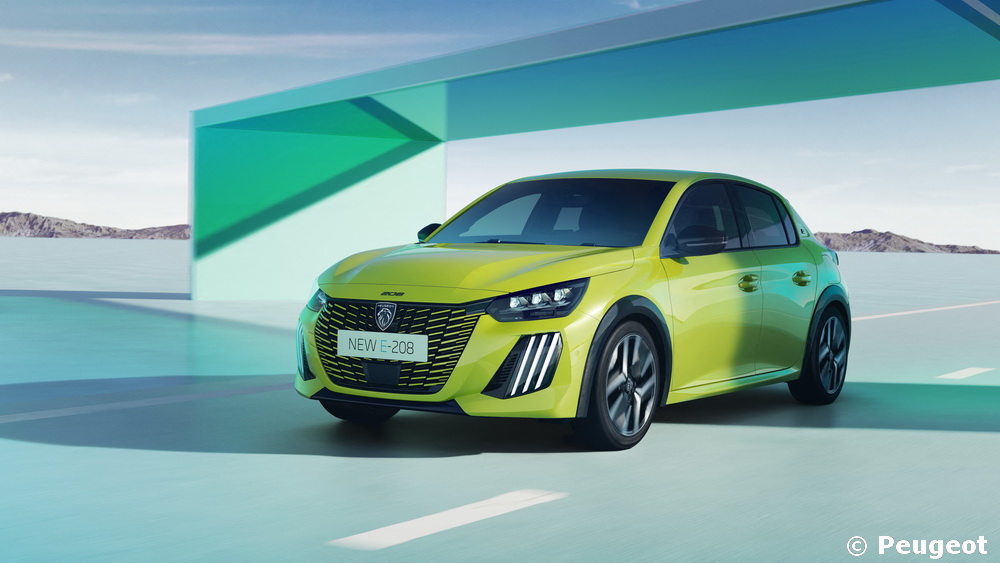 Nouvelle Peugeot e-208 Restylage